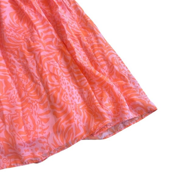 Lilly Pulitzer for Target Spaghetti Strap Dress Flounce Giraffing Me Crazy Small - Picture 8 of 11